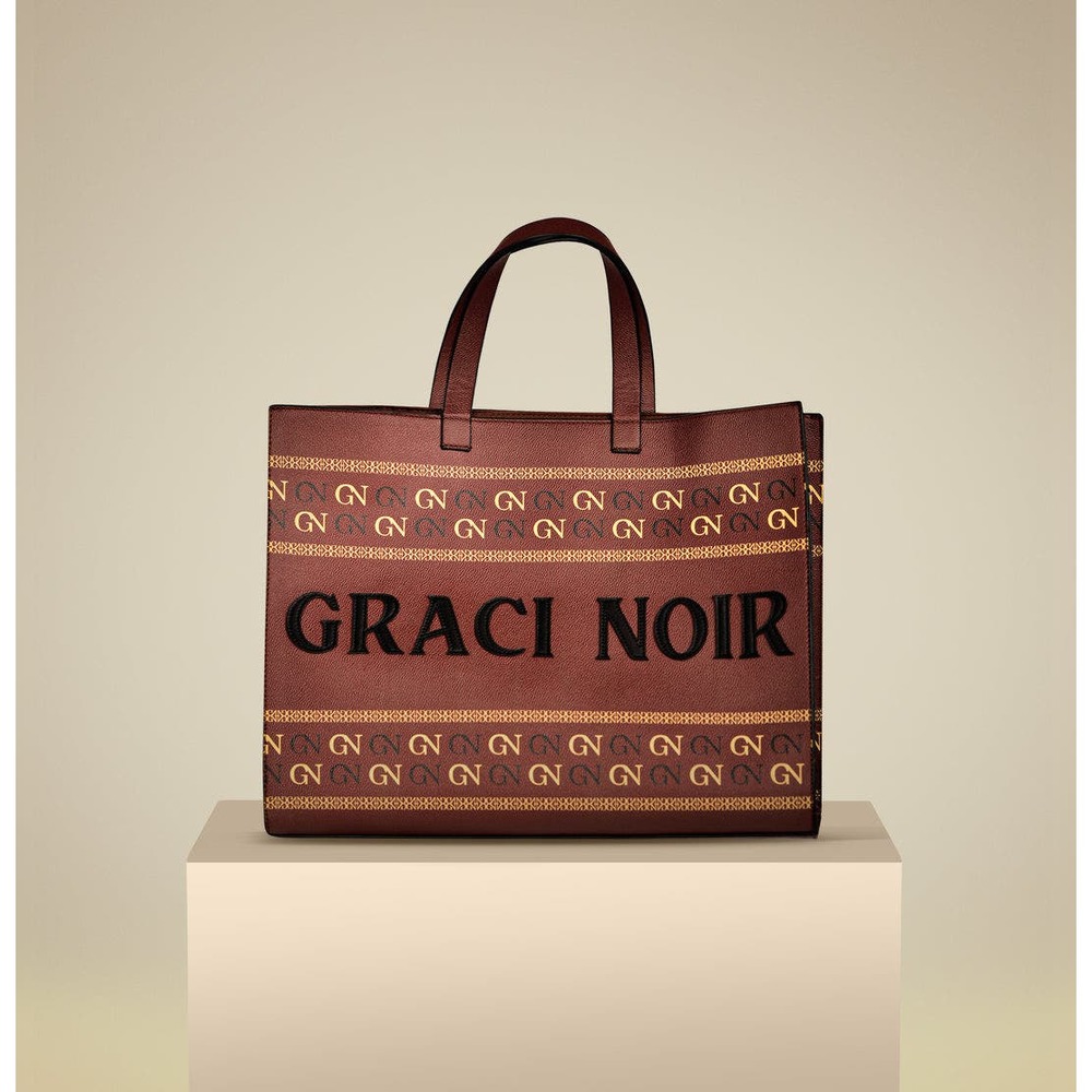 NWOT: Graci Noir Brown Tote